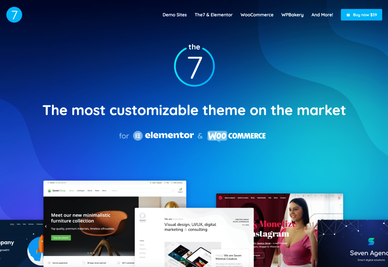 Wordpress Theme - The7