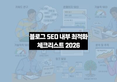 블로그 SEO 최적화리스트 2026