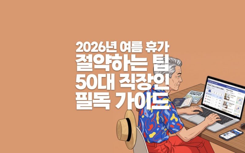 2026 여름 휴가 절약하는 팁 50대 직장인 필독 가이드